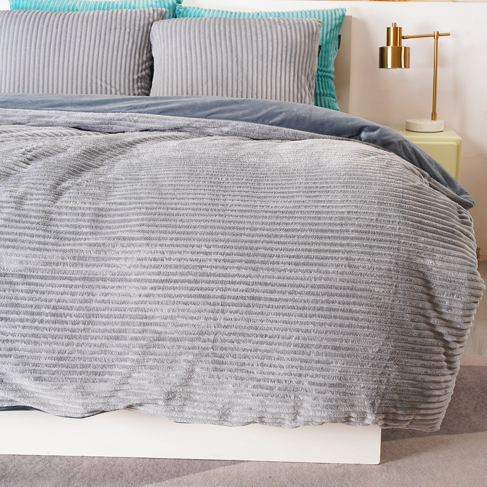 Moon Rock Grijs Dekbedset