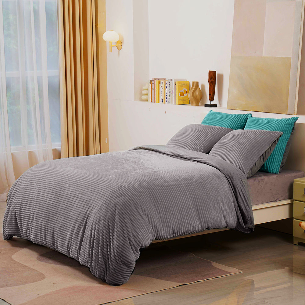 Moon Rock Grijs Dekbedset