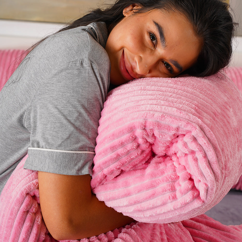 Marshmallow Roze Dekbedset